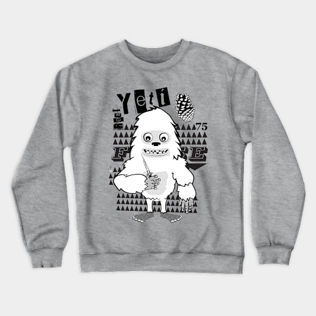 Yeti Night Out Crewneck Sweatshirt by T